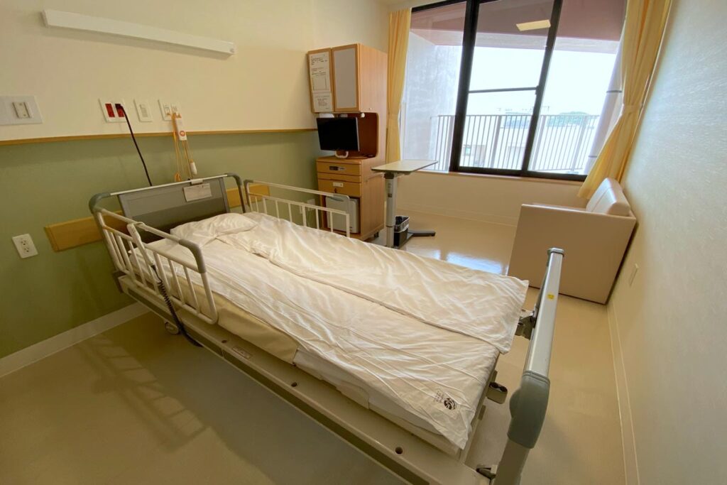 友愛医療センター入院病棟の個室