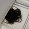 6月30日シャワー後、排水溝に溜まった髪の毛（ドセタキセル副作用の脱毛）